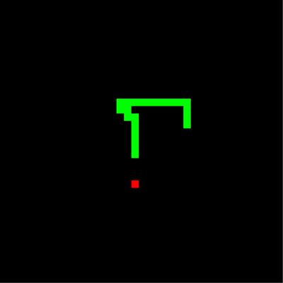 Snake game with AI