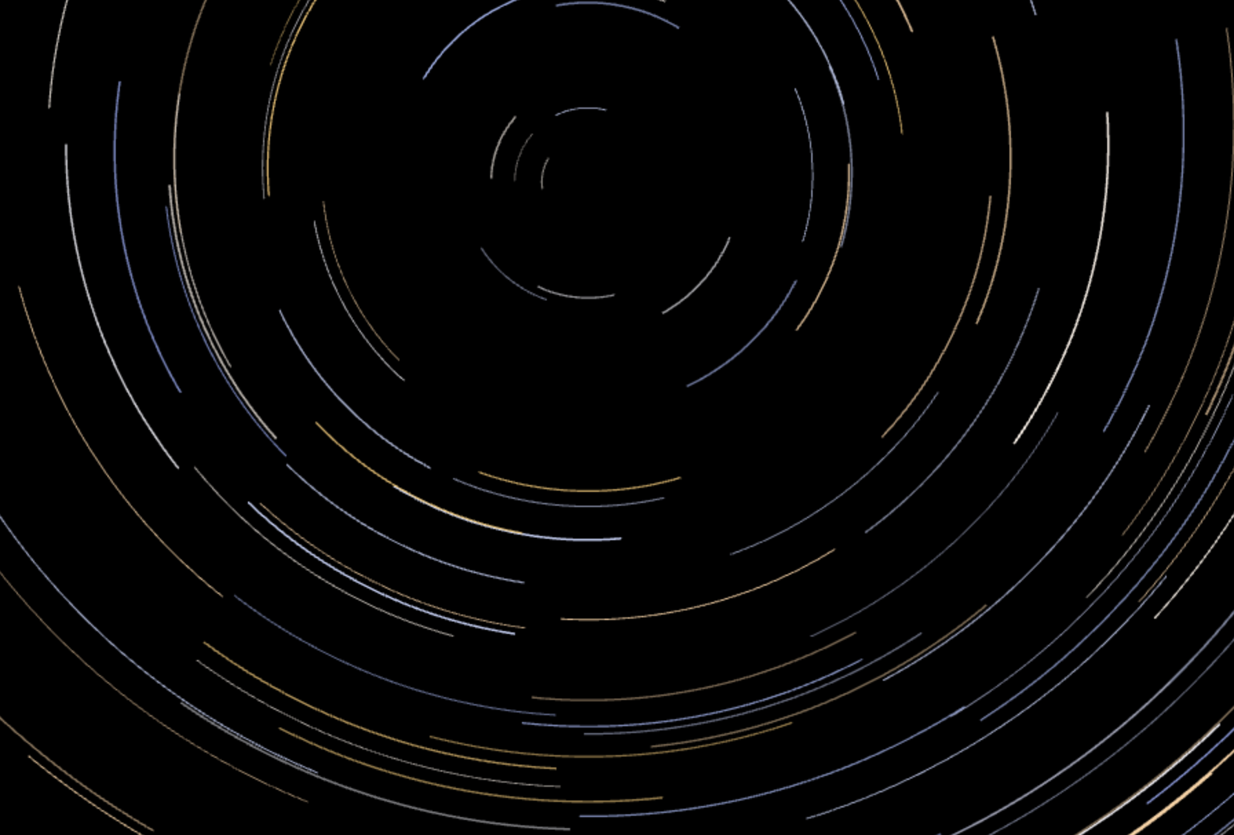 Star trail simulation